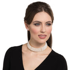 Princess Freshwater Pearl Gold Tone Choker Necklace