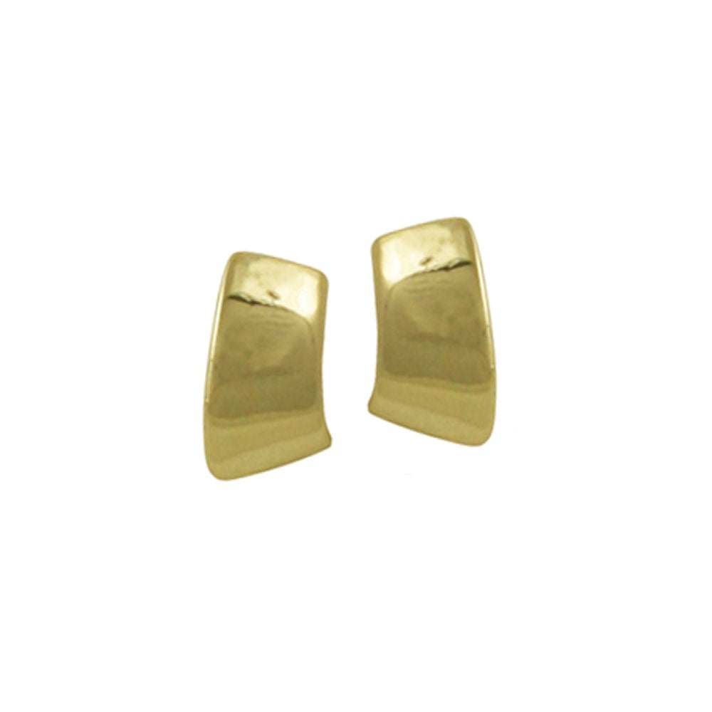 Clarity Petite Classic Gold Tone Stud Pierced Earrings
