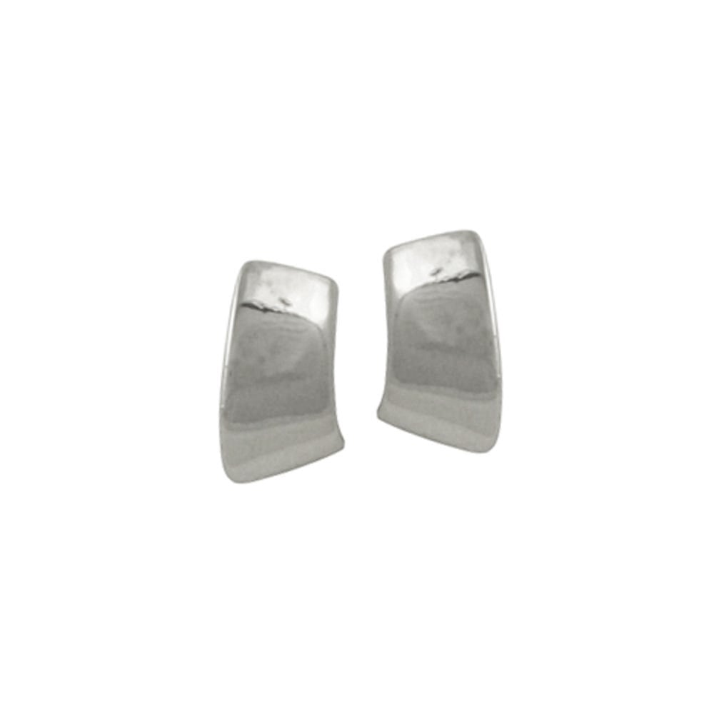 Clarity Petite Classic Silver Tone Stud Pierced Earrings
