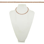 Luxe 18 Inch Austrian Crystal and Rose Gold Tone Necklace