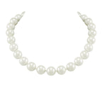 La Perla White South Sea Shell Pearl Necklace