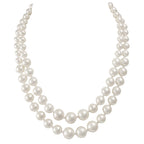 Cavendish Two Strand Graduated South Sea Shell Pearl Necklace