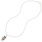 Ozzy the Owl Rivoli Crystal Silver Tone Pendant