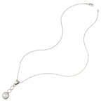 April Cubic Zirconia Birthstone Sterling Silver Pendant