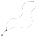 June Moonstone Birthstone Sterling Silver Pendant
