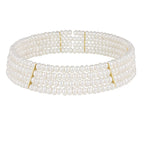 Princess Freshwater Pearl Gold Tone Choker Necklace