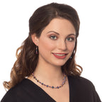 Vivacity Rainbow Hematite Drop Clip On Earrings