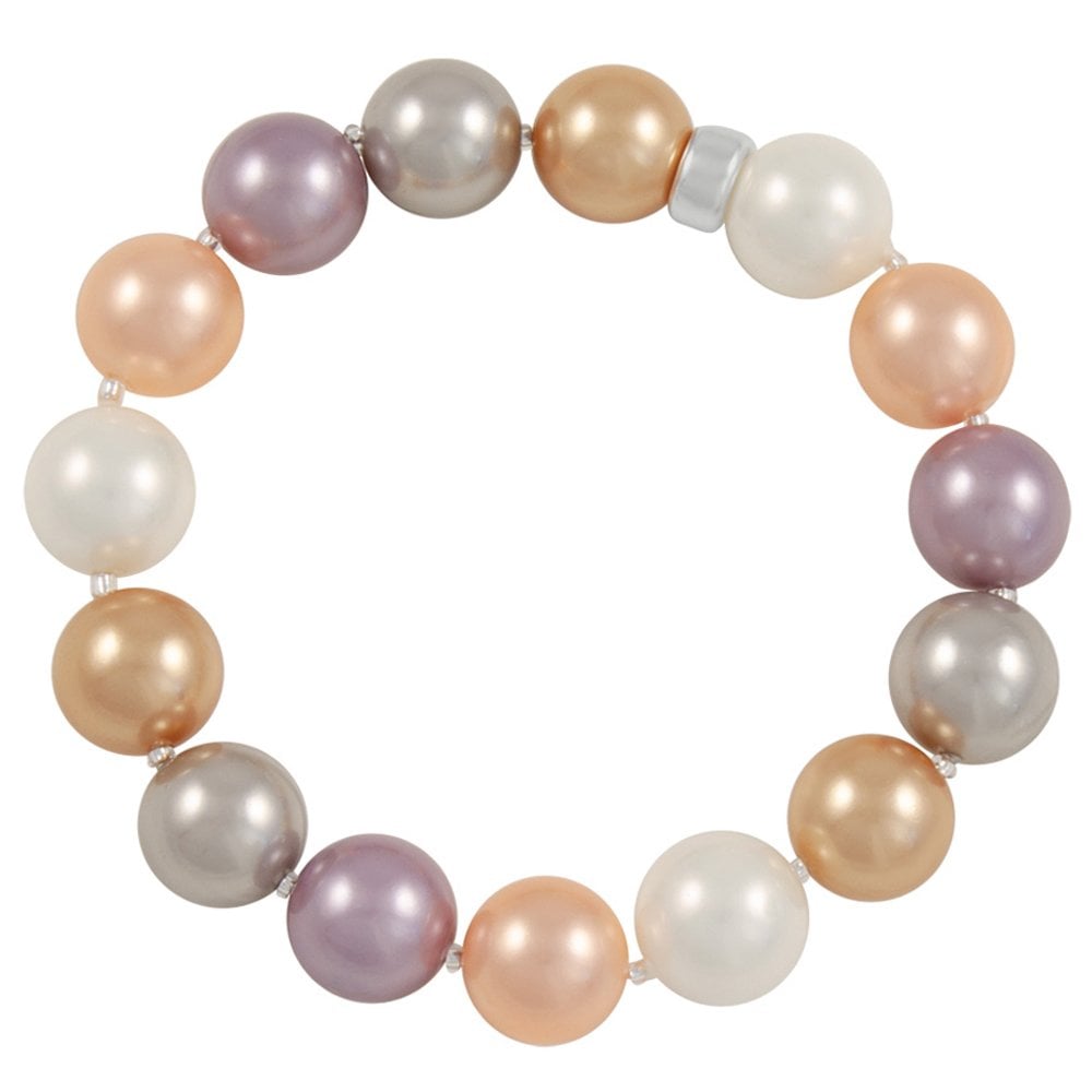 South Sea Pastels Multi Colour Shell Pearl Bracelet