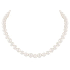 Regal Single Strand White Shell Pearl Necklace