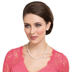 Regal Single Strand White Shell Pearl Necklace