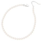 Regal Single Strand White Shell Pearl Necklace