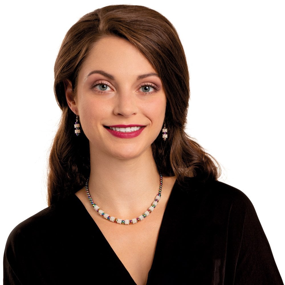 Alchemy Rainbow Hematite Drop Clip On Earrings