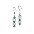 Alchemy Rainbow Hematite Drop Pierced Earrings