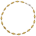 Imagination Silver and Gold Hematite Beaded Necklace