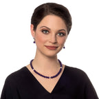 Debutante Amethyst Silver Tone Drop Screw Back Clip On Earrings