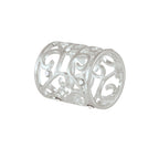 Artiste Clear Crystal Silver Tone Scarf Ring
