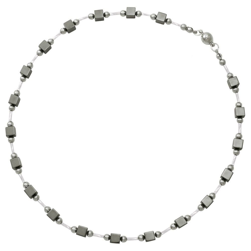 Imagination Hematite Beaded Necklace