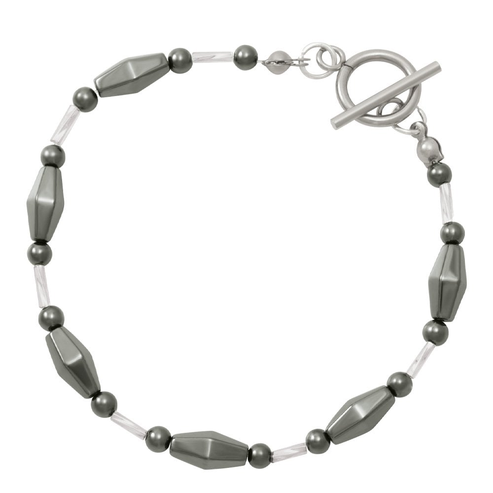 Spectrum Hematite Beaded Bracelet