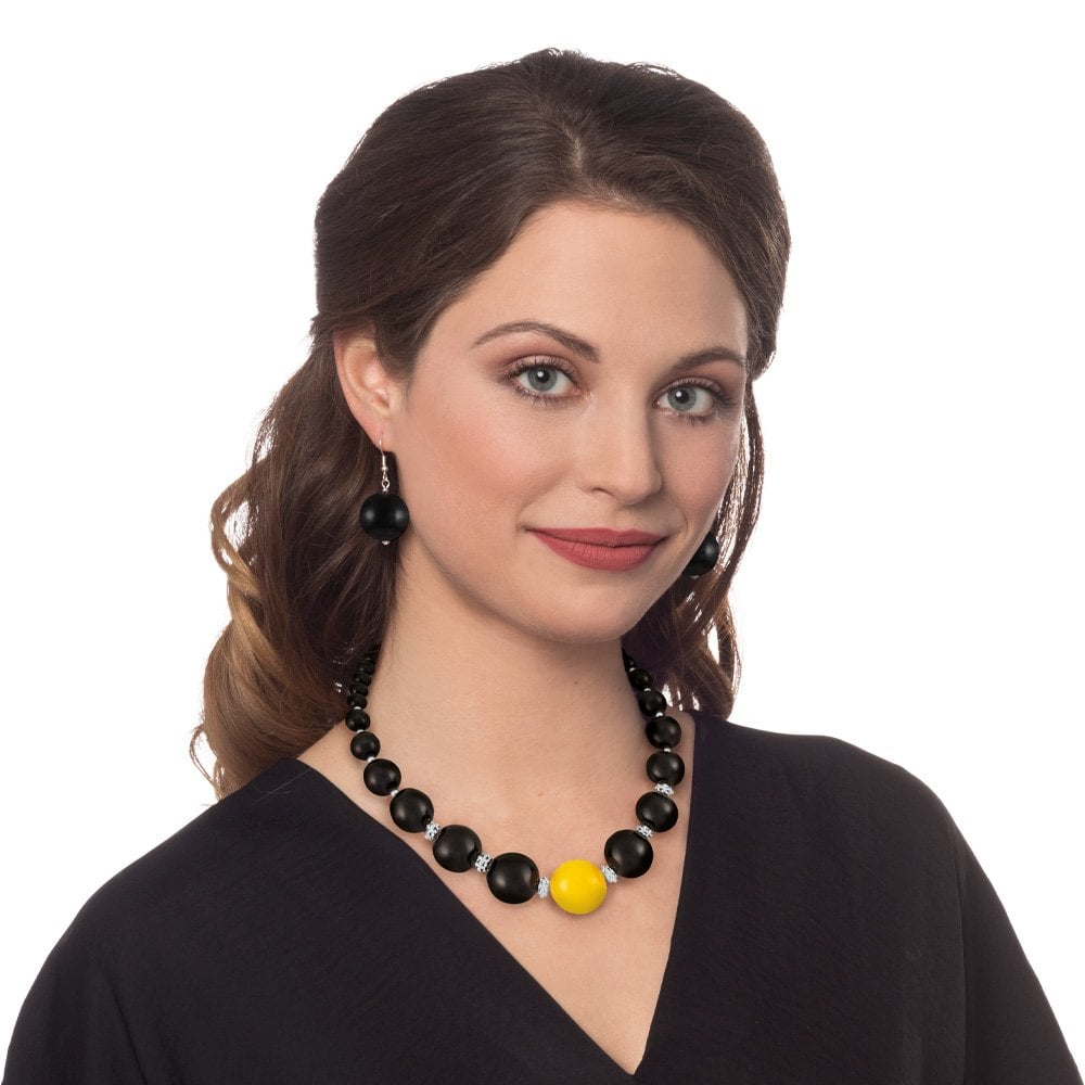 Vanity Black Mountain Jade Drop Pierced Earrings