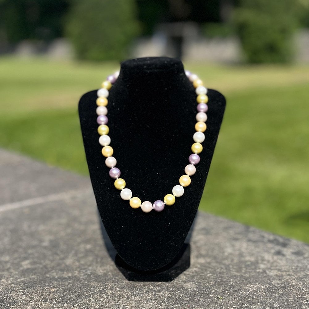 Purity Pastels Multicoloured South Sea Shell Pearl Necklace