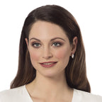 Evoke Clear Crystal Rose Gold Tone Stud Pierced Earrings