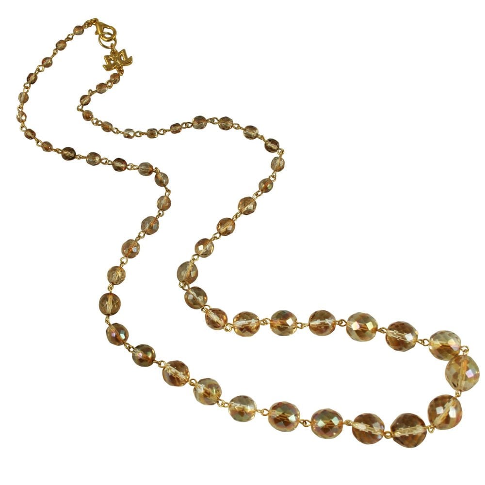 Golden Shadow Swarovski Crystal Necklace