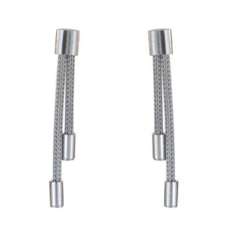 Eternity Sterling Silver Drop Pierced Earrings